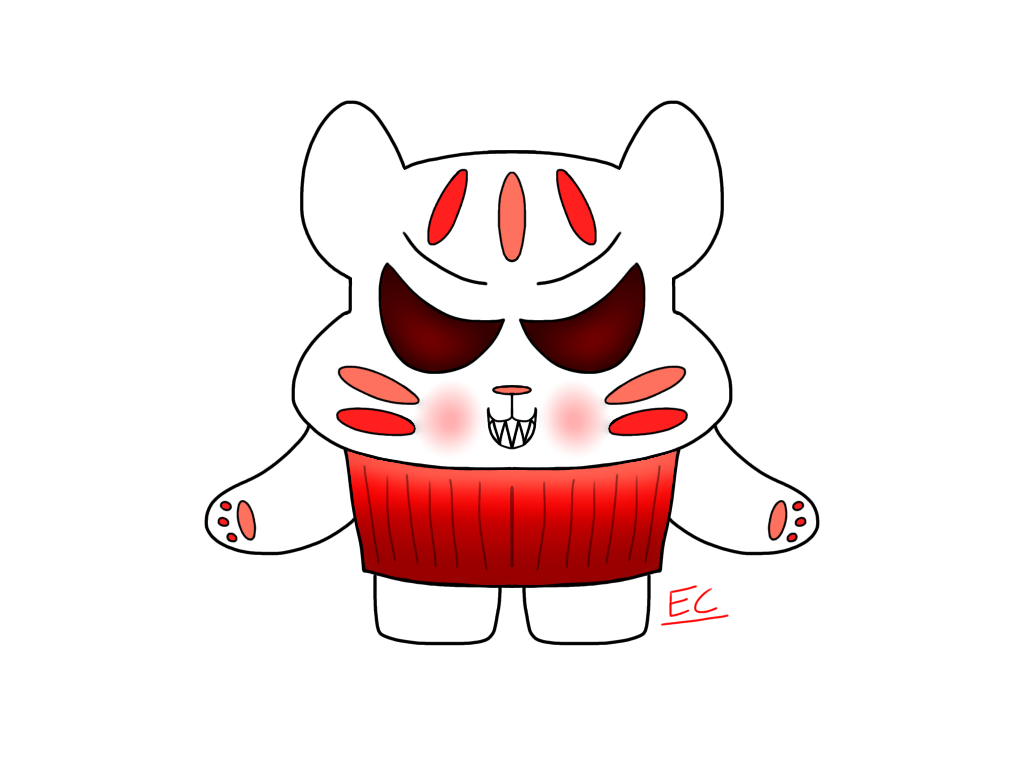 Evil Cakey Cat by EvafanartsclubEC on DeviantArt