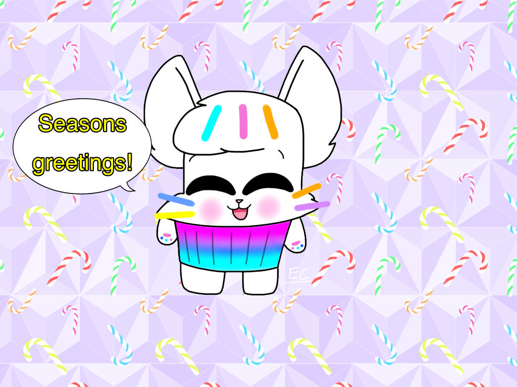Seasons greeting from Cakey Cat! by EvafanartsclubEC on DeviantArt