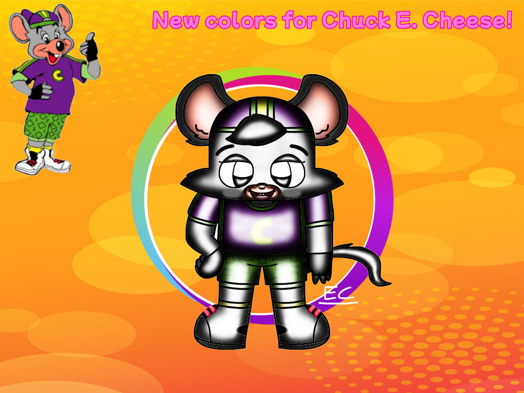 New colors for Chuck E. Cheese! by EvafanartsclubEC on DeviantArt