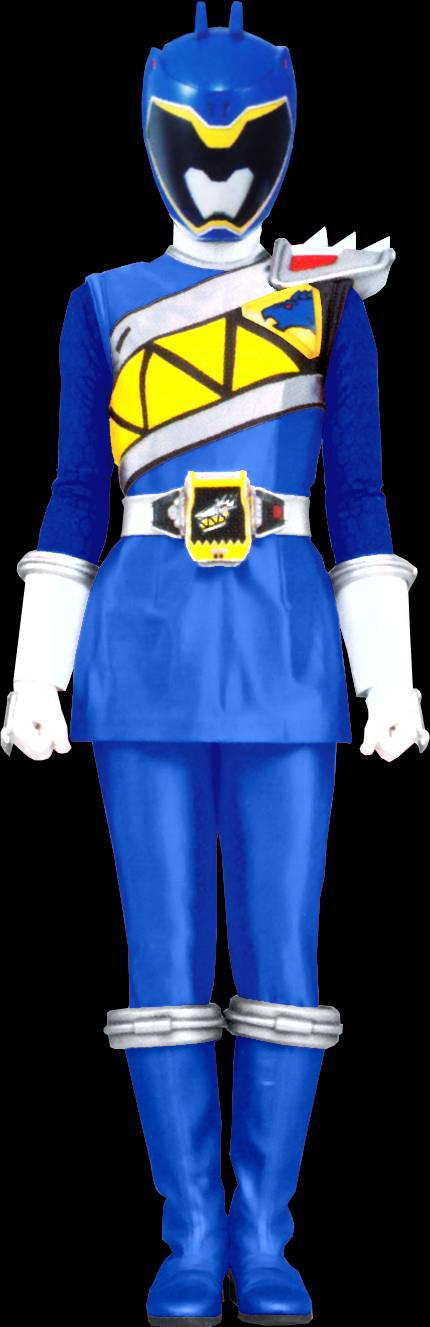 Kyoryu Blue/Dino Charge Blue Ranger Female Version by nijnujnejnaj on ...
