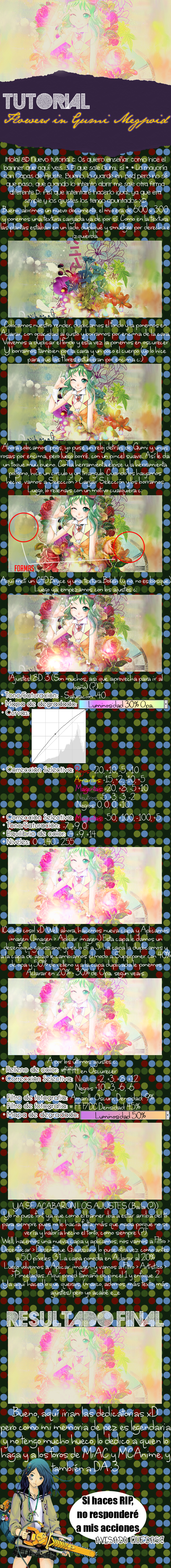 Flowers in Gumi Megpoid - Tutorial