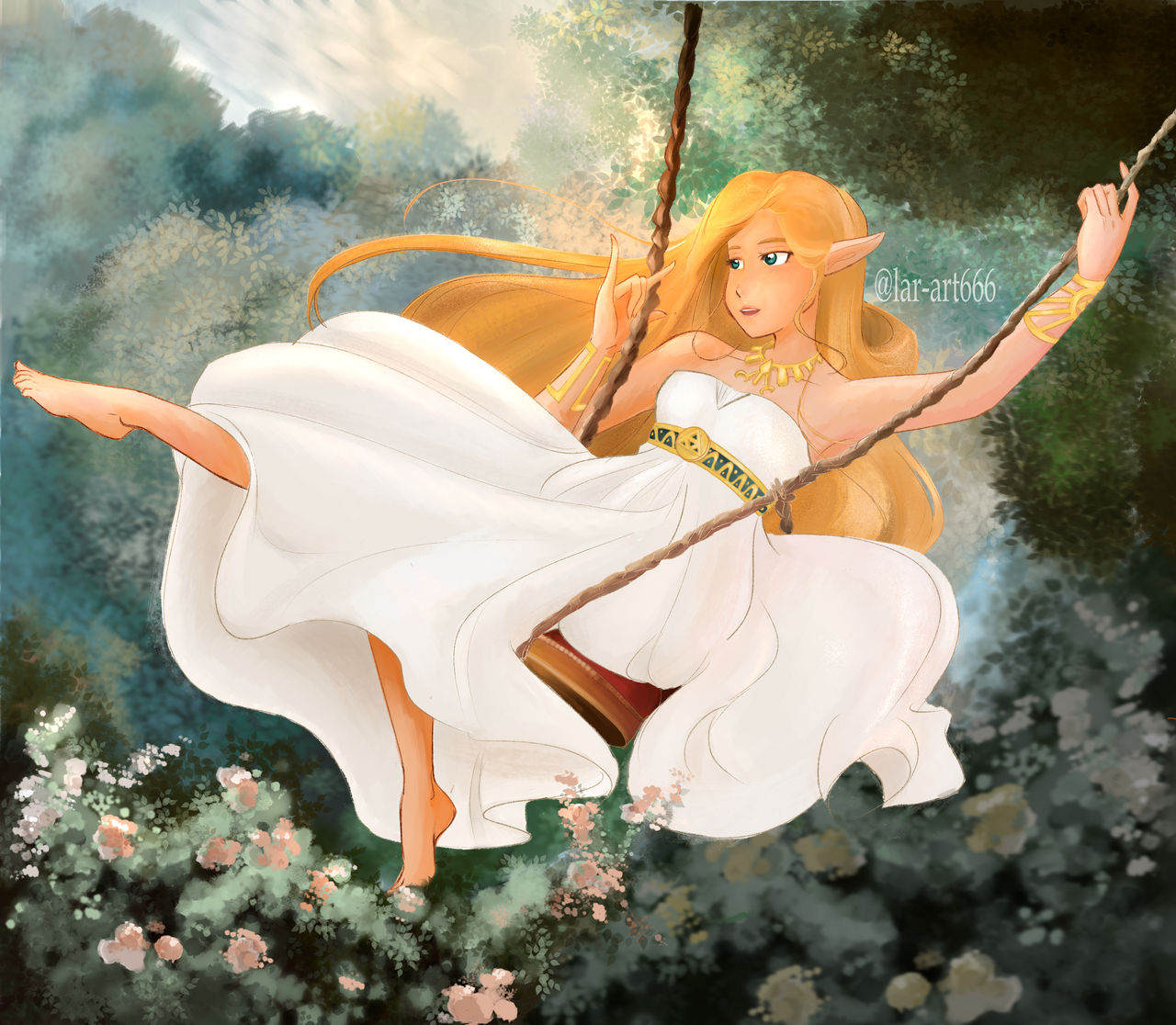 Fan Inspired Princess Zelda dress by auress on DeviantArt