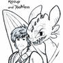 How To Train Your Dragon 2: Hiccup and Toothless