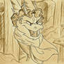 Sherlock/Hobbit: Smauglock and Johnbo Sketch