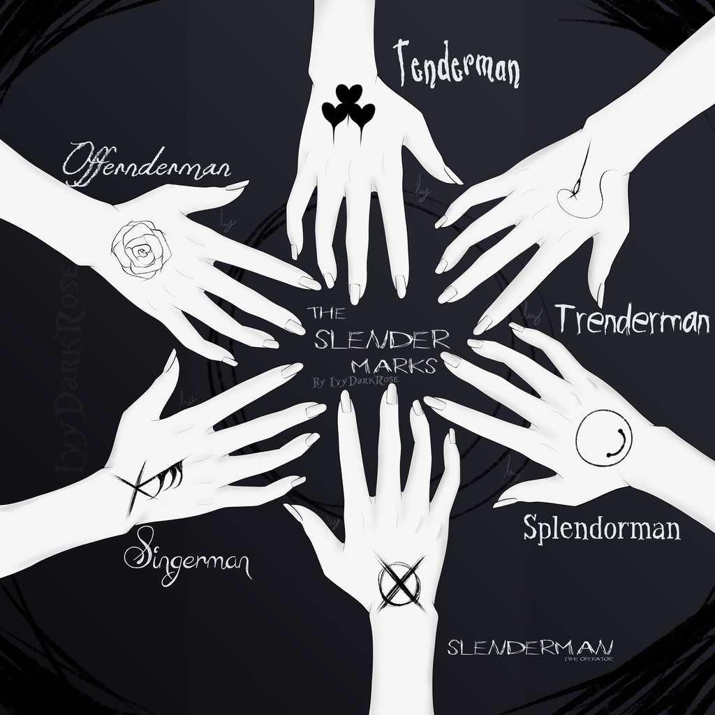 The Slender Family Proxy Marks by IvyDarkRose on DeviantArt