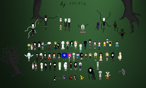 Creepypasta Pixel Super Picture