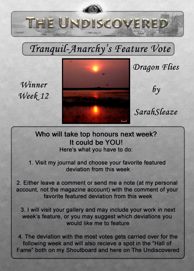 Issue 5- Feature Vote Week 12