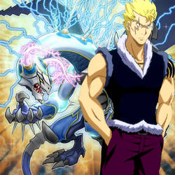 Yugioh x Fairy tail Laxus x Thunder End