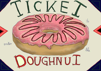 Ticket to enter Donut