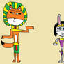 Pharaoh Nick Wilde and Princess Judy Hopps