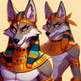 Royal Egyptian Jackal Twins