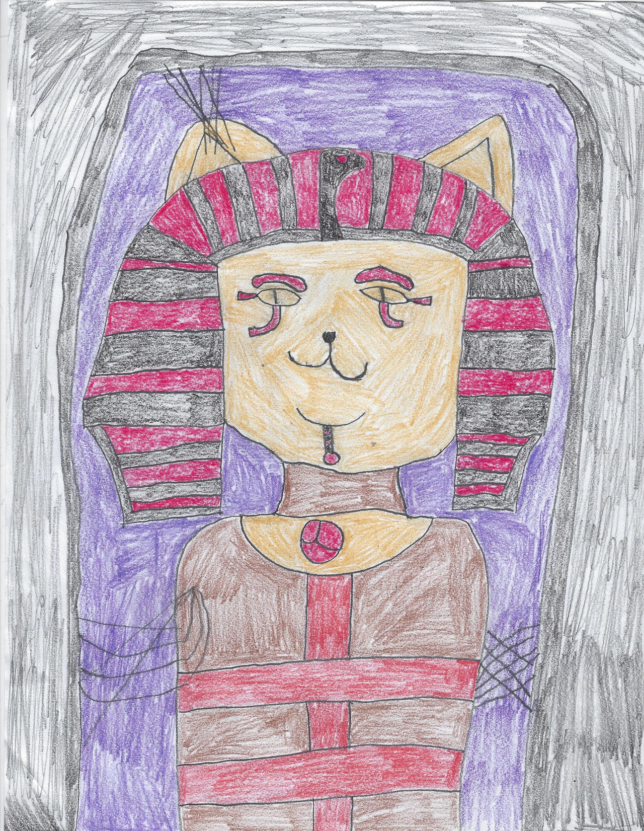 *Sale* Evil Mummified Panther Pharaoh Sorcerer