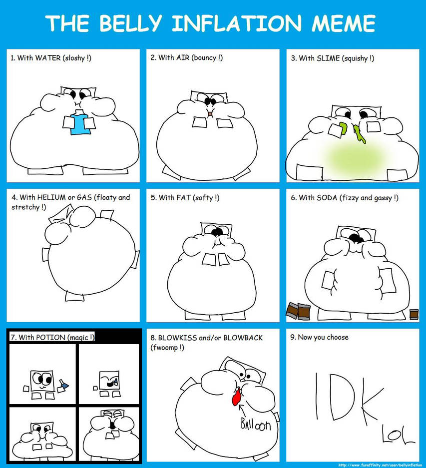 Billy Inflation Did this belly inflation meme for some reason lol by FluffyTheFatSqare ...