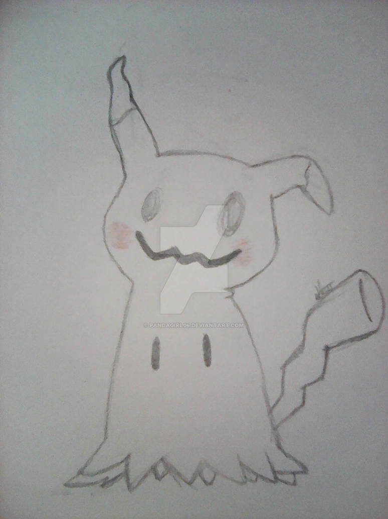 Mimikyu-Pokemon dibujo a lapiz by PandaGirl04 on DeviantArt