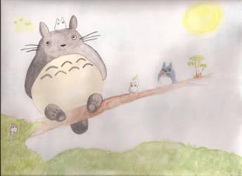 Totoro Watercolor