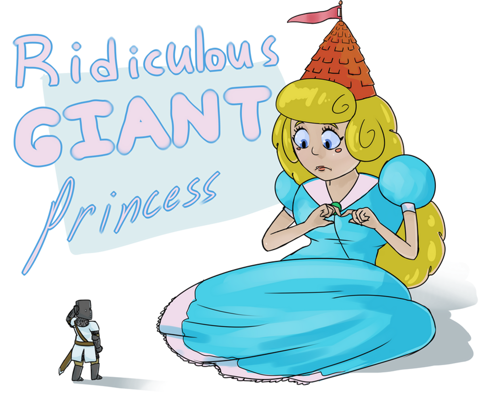 Giant Princess Riding Mongo Ridiculous Giant Princess by SneakyAlbatross on DeviantArt