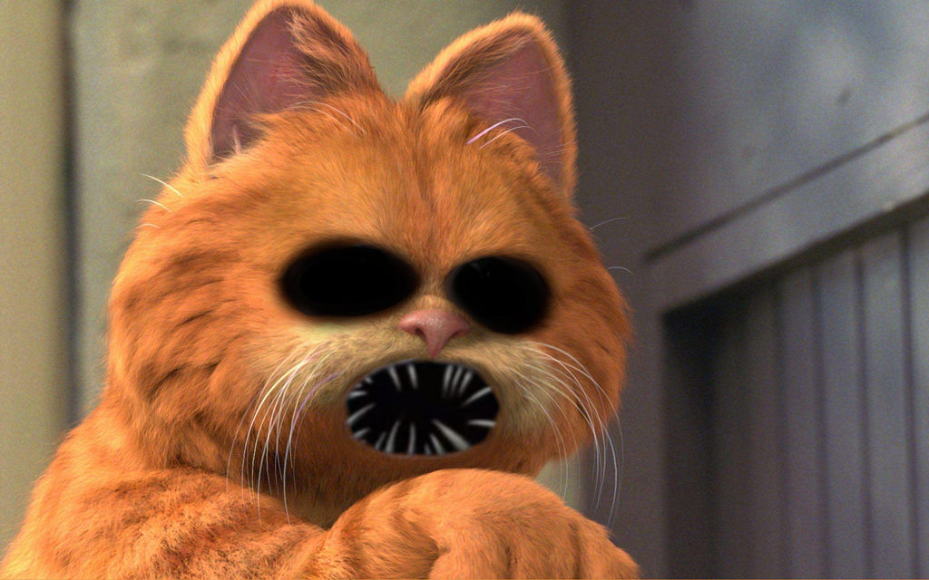 Spooky Garfield by GokarioZPlumber on DeviantArt