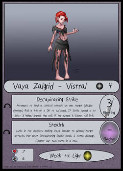 Vaya Zalgrid Card