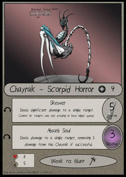 Chayrak card