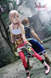 Final Fantasy XIII-2 Serah and Noel Cosplay