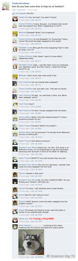 Facebook Crossover Joke 1: Seiyuu Joke