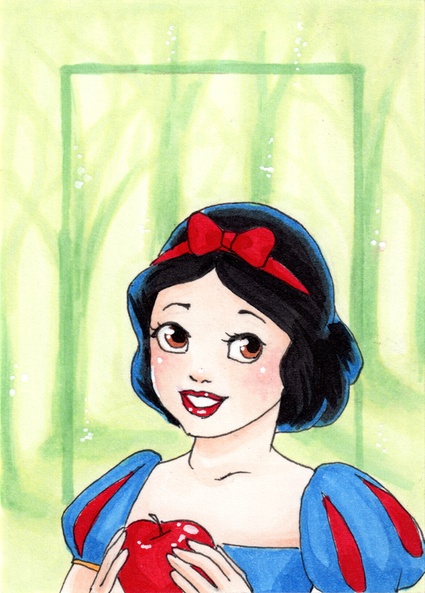 Snow White Forest-Art Card