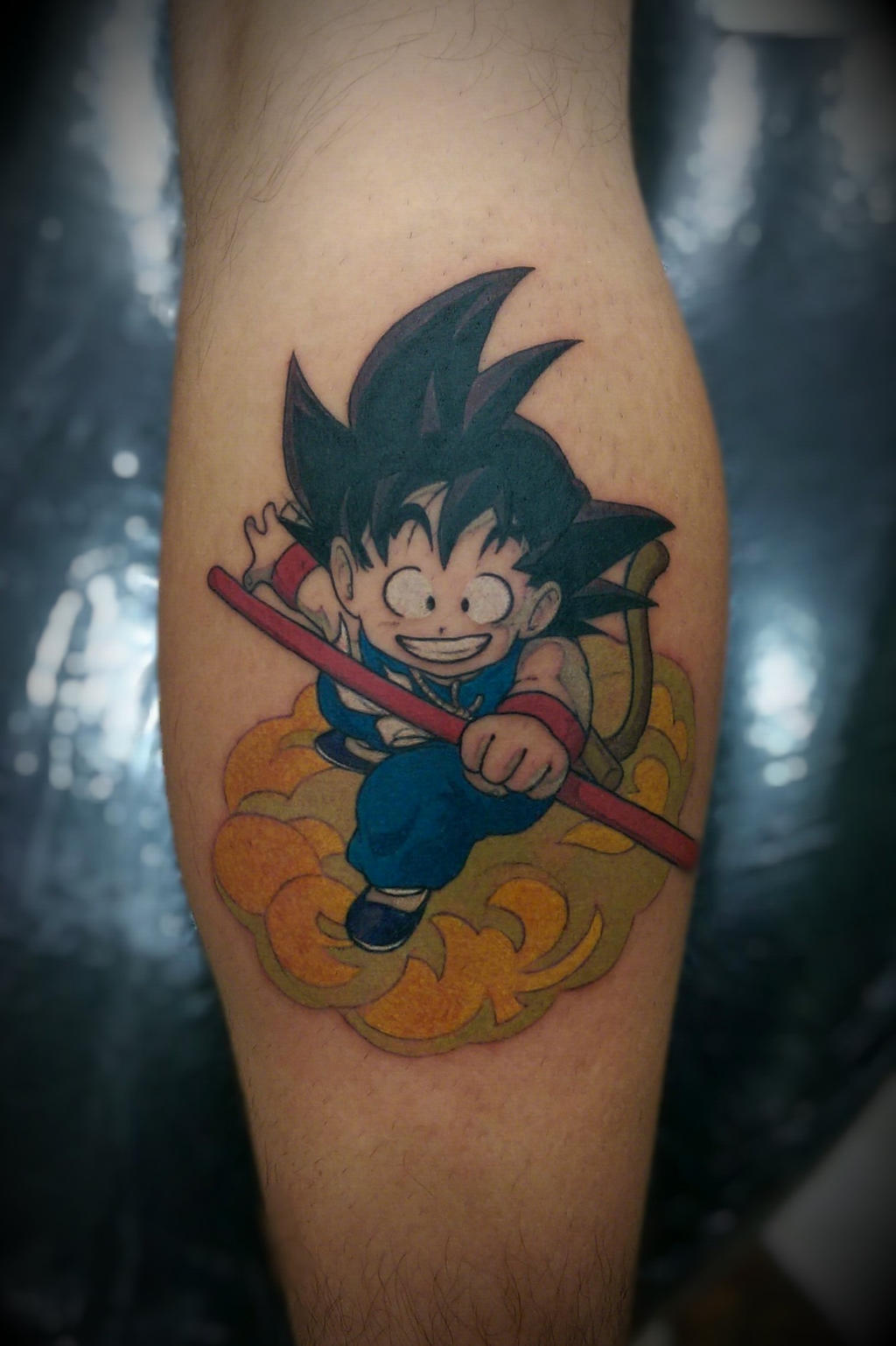 son goku tattoo by mackedani on DeviantArt