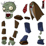 (Custom) Brown Coat Zombie Sprites