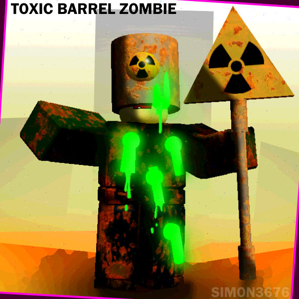 Barrel Exploding Zombie Toxic Barrel Zombie AvZ| Zombie Tower Theme by Simon3676 on DeviantArt
