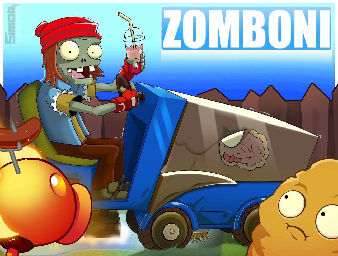 Zomboni Zomboni coming to PvZ2! by Simon3676 on DeviantArt