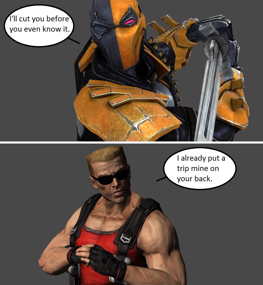 Injustice: Deathstroke vs Duke Nukem 2