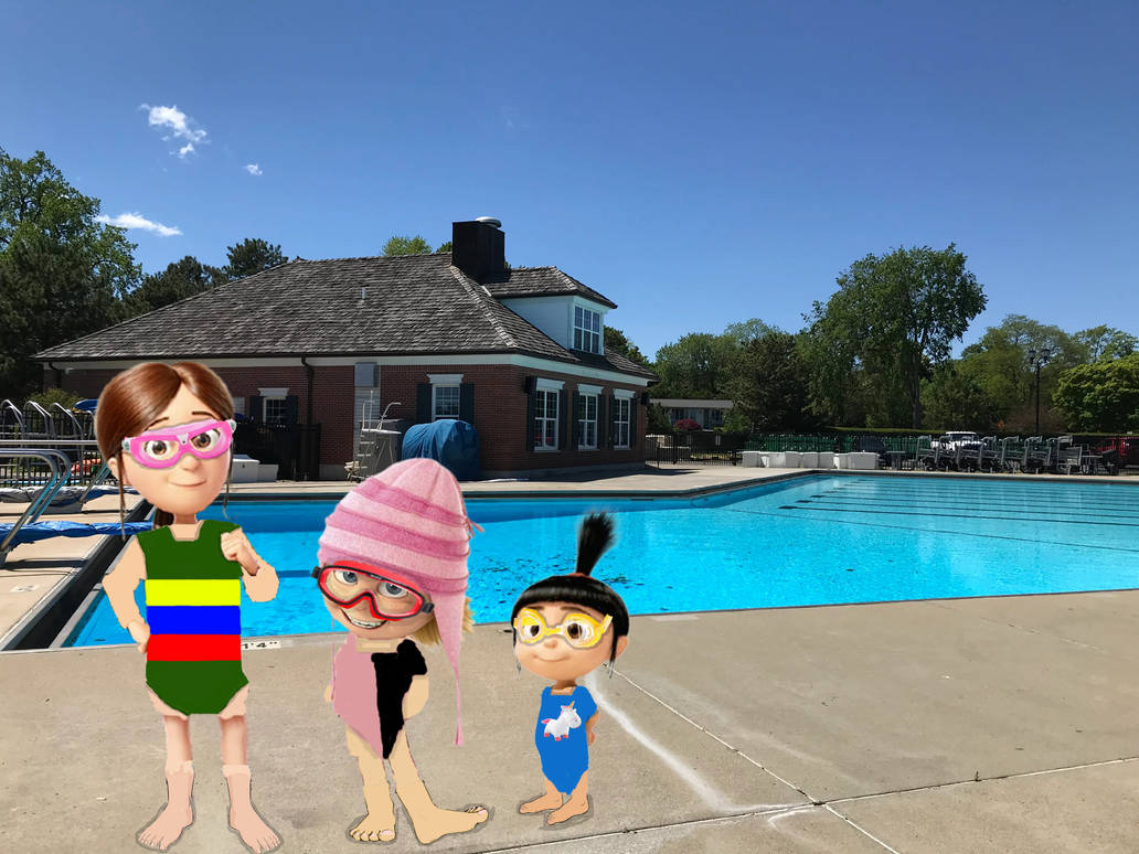 Margo Pool Margo,Edith, and Agnes at the Pool by CoryMoriMacori on DeviantArt