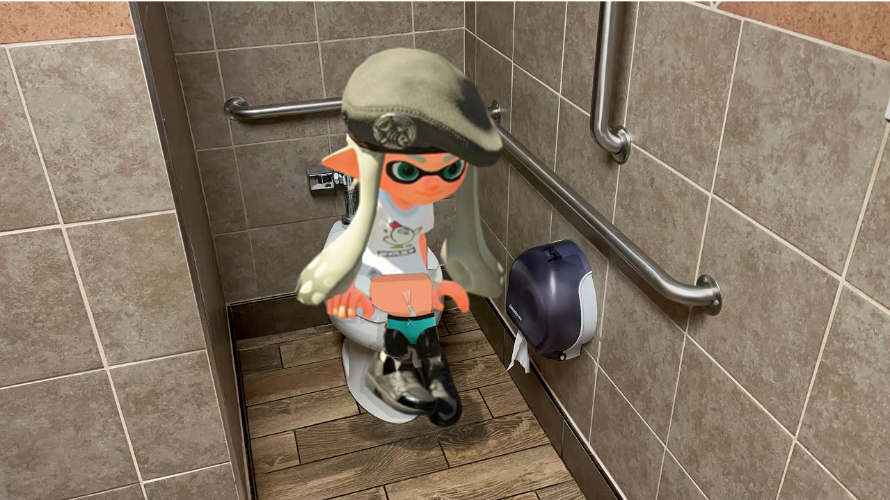 Inkling Girl Pooping In Wendy's Bathroom by CoryMoriMacori on DeviantArt