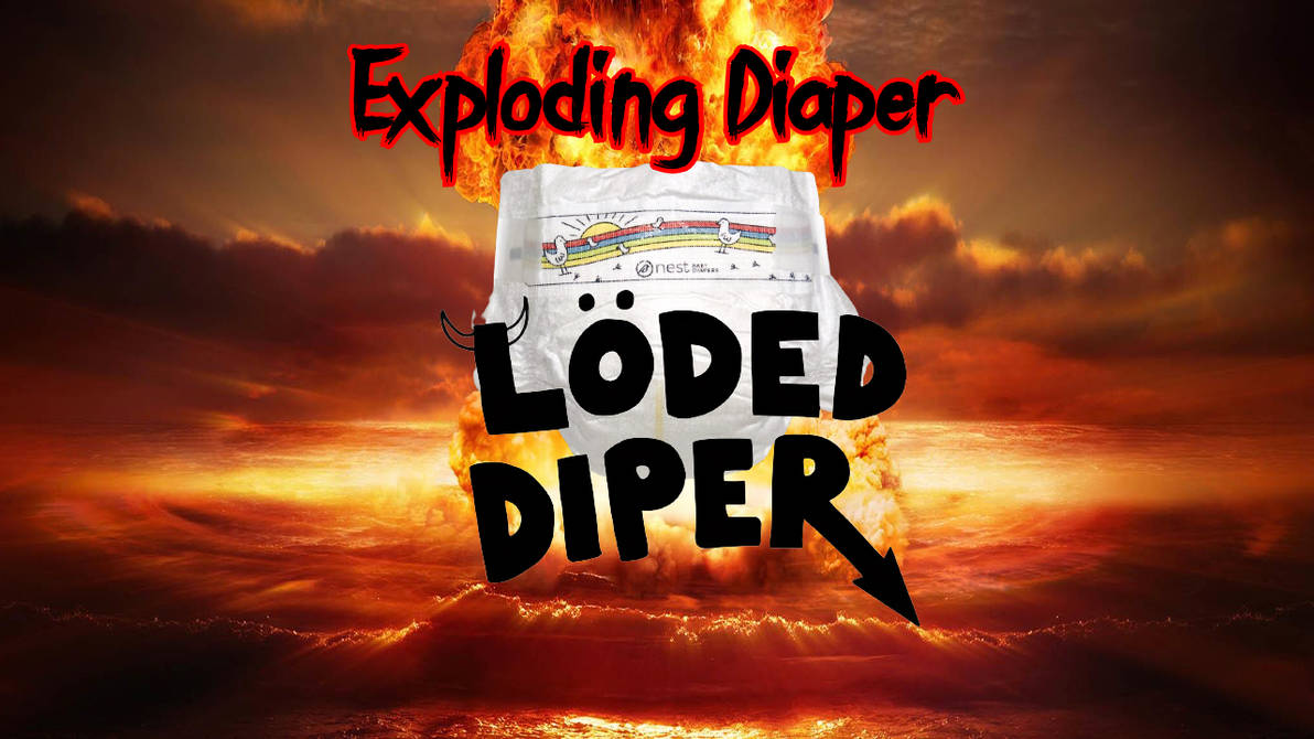 Exploding Diaper Logo Exploding Diaper Cover by CoryMoriMacori on DeviantArt