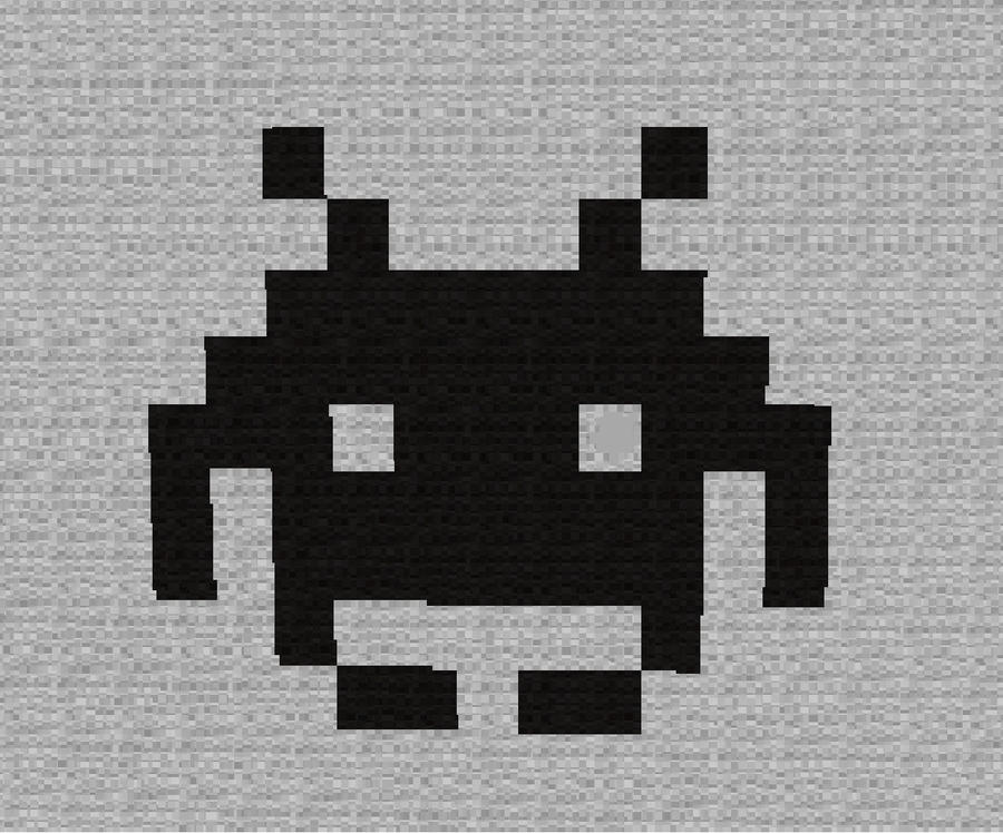 Space invader by SkullzAndCrossbones on DeviantArt