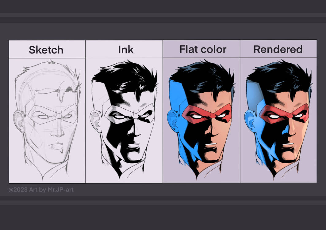 Face study breakdown by JokoPramonoArt on DeviantArt