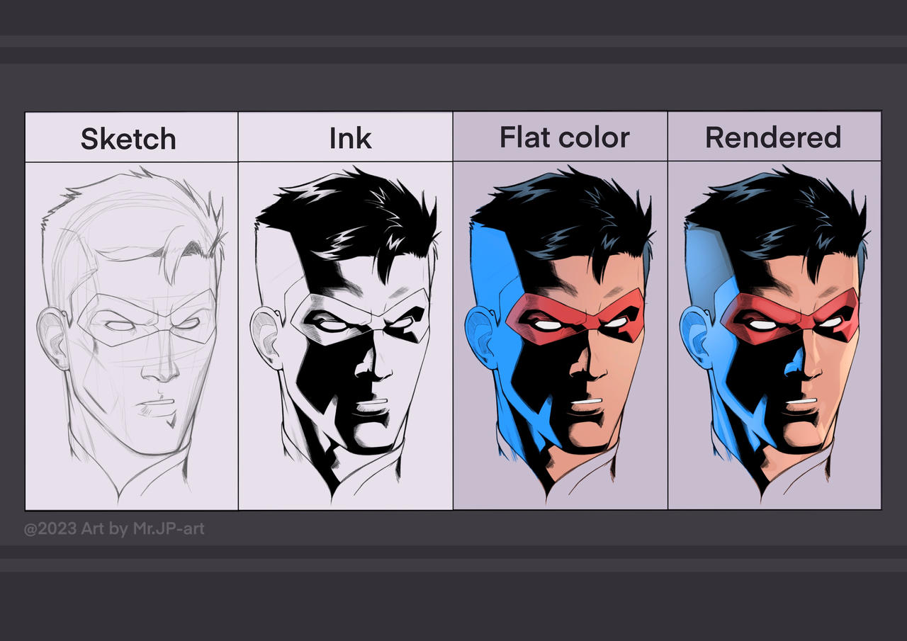 Face study breakdown by JokoPramonoArt on DeviantArt