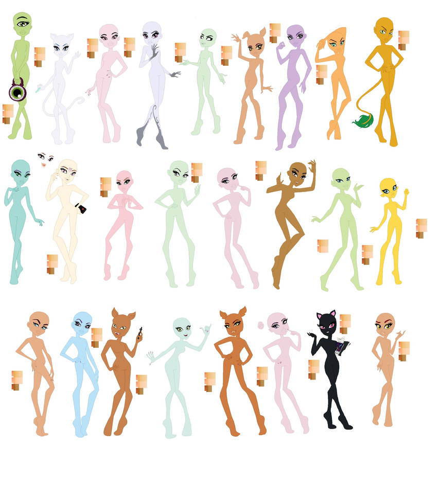 Body Base Moveable Body Base Options by Ghostgamer0819 on DeviantArt