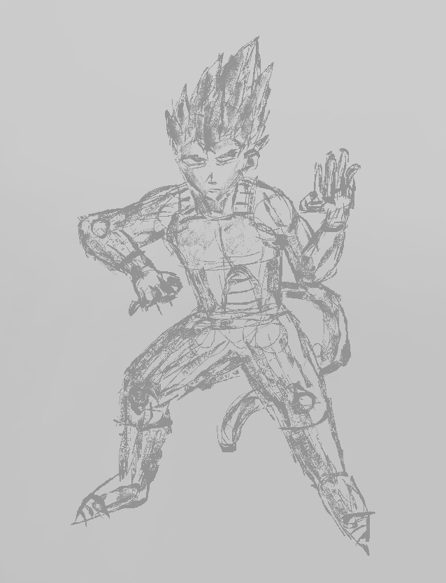 Vegeta Sketch