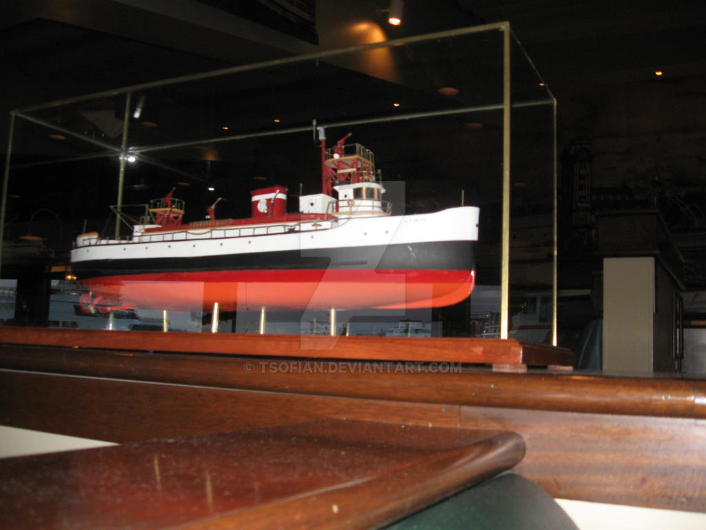 Model Fireboat at Ive's in Seattle