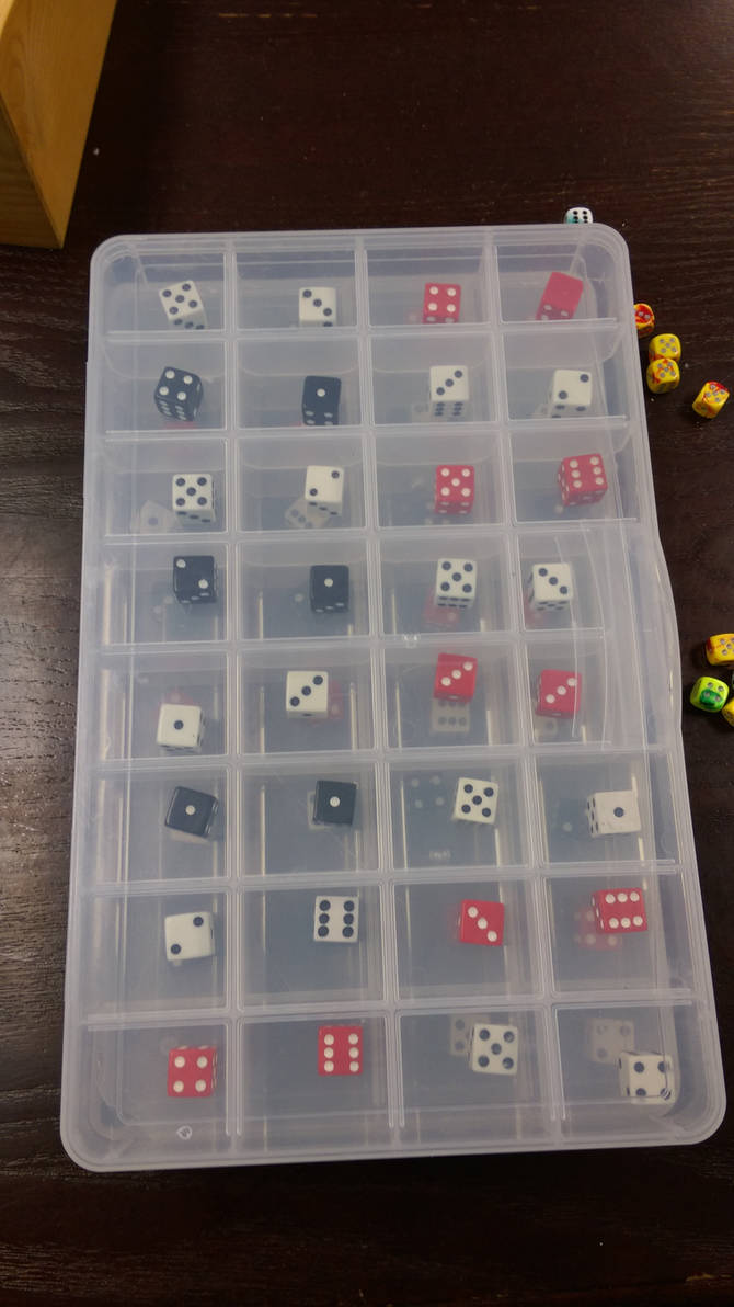 Melee Ranger Dice Set Melee set up dice box by TSofian on DeviantArt