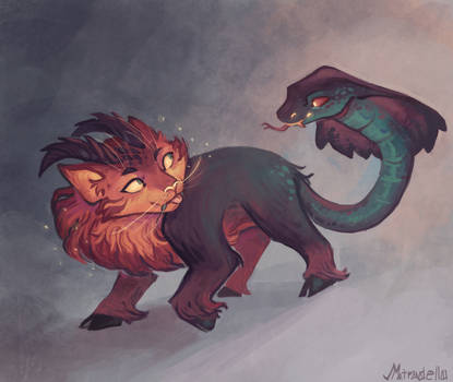 Chamara Creature Explore the Best Chimaera Art | DeviantArt