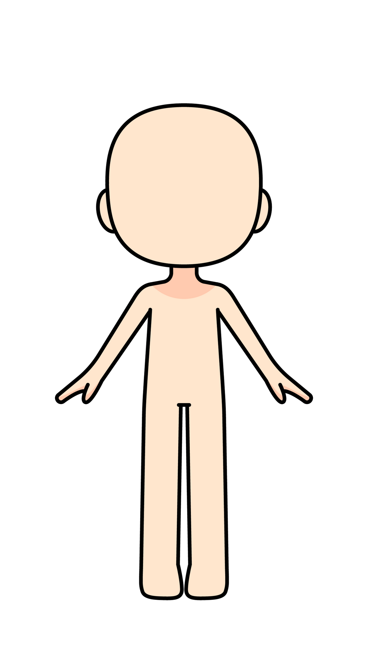 Legless Character Base Character Base (Standard) by graceyeoun on DeviantArt