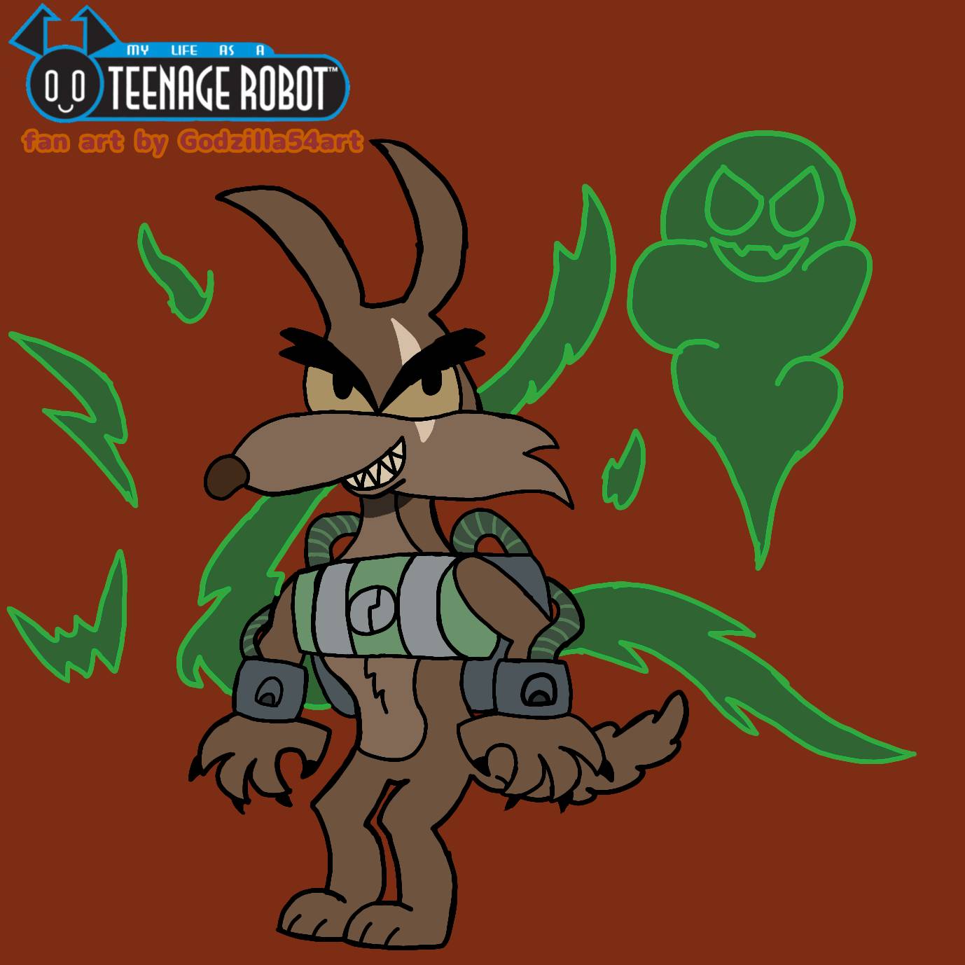 El coyote (new villain for mlaatr) (fanart) by Godzilla54art on DeviantArt