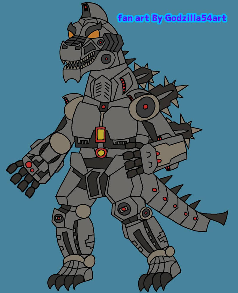 Mechagodzilla Terminator (fanart and Oc) by Godzilla54art on DeviantArt