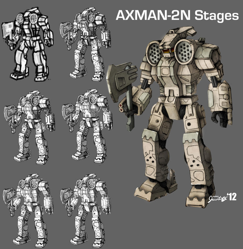 Axman Stages by Karyudo-DS on DeviantArt