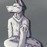 Anthro Male Sit Pose - Wolfhome
