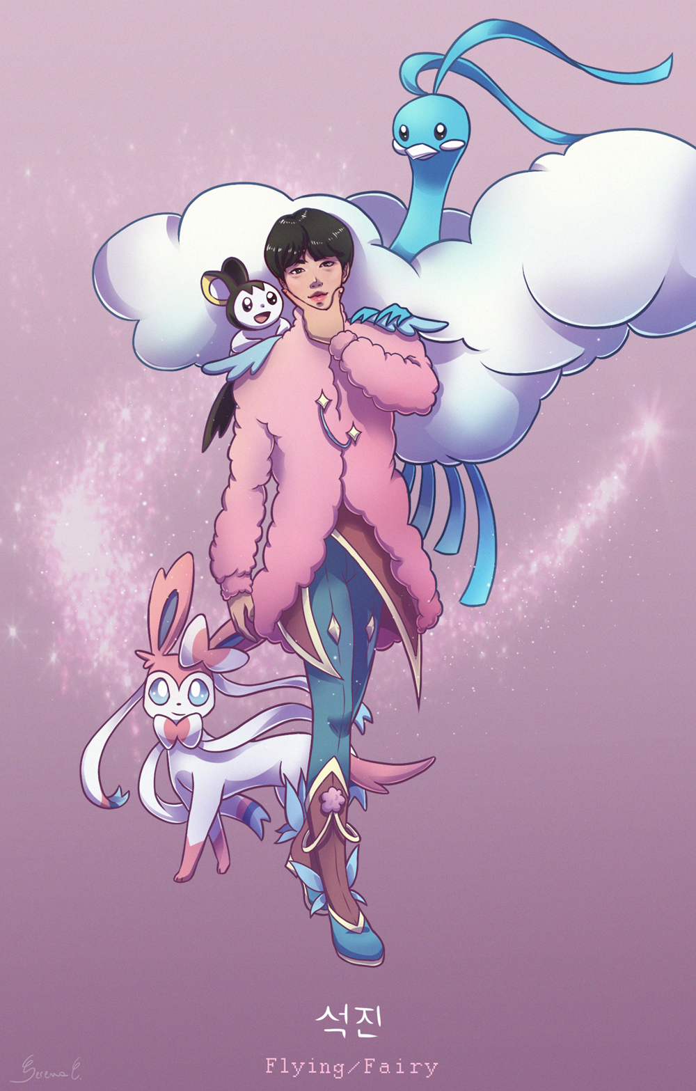 BTS como Pokemóns, Fanart