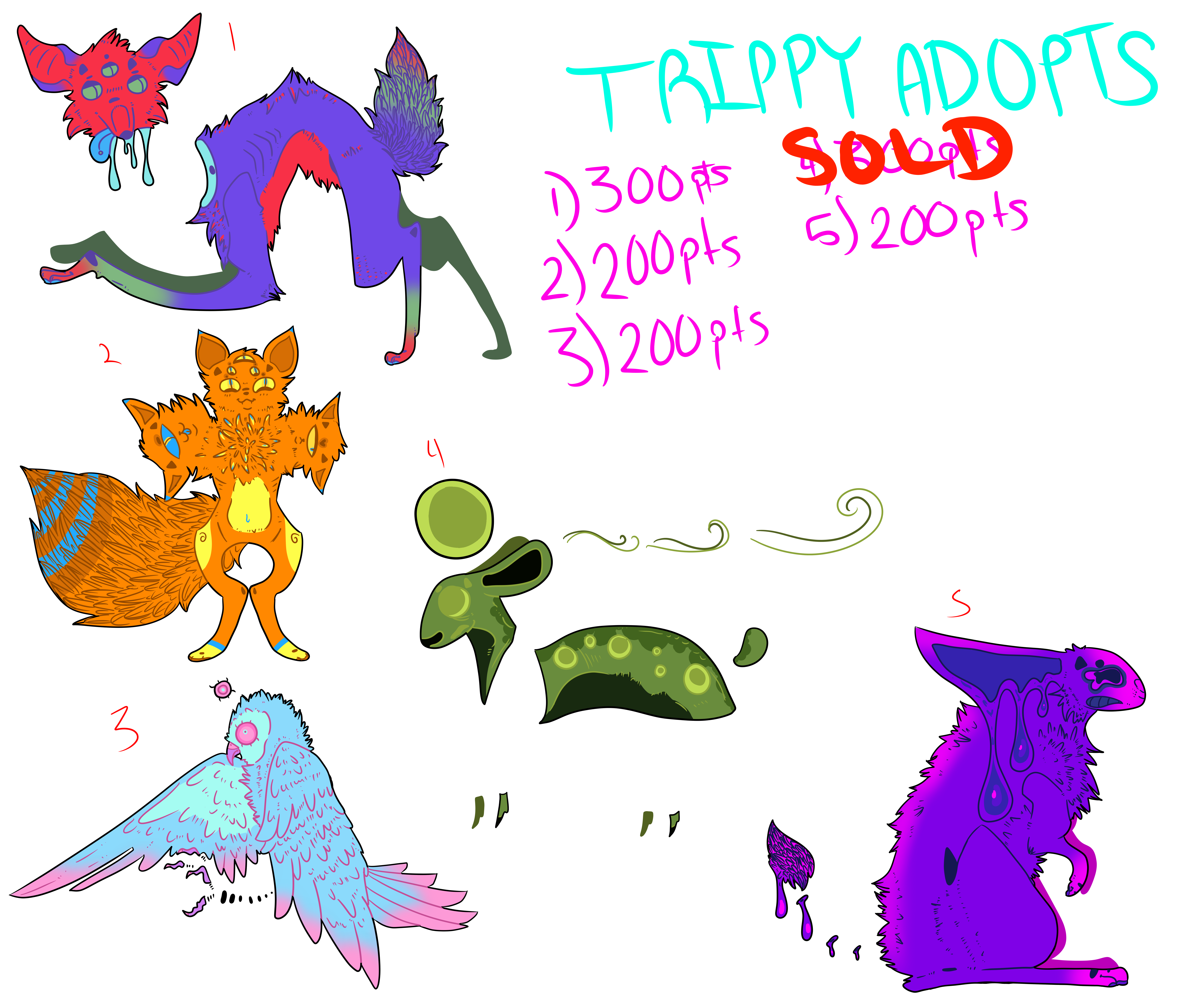 Trippy Adopts 4/5 Open