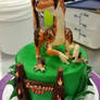 Velociraptor cake